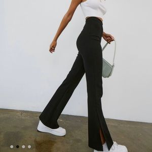 Split side flare Ponte Pant